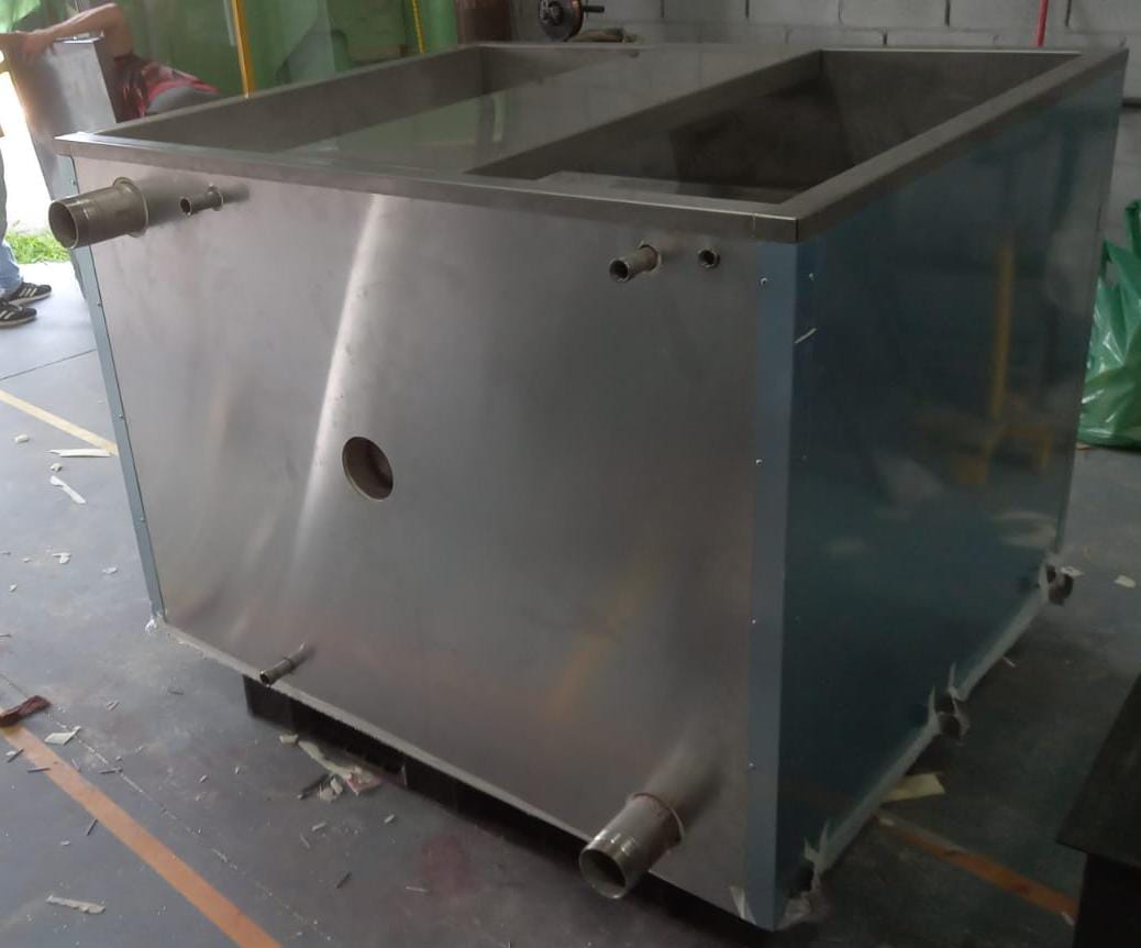 reservatorio em aço inox sm soldas