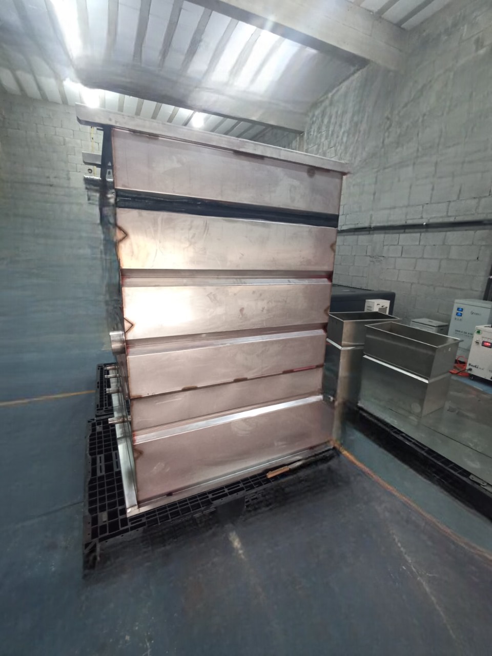 reservatorio em aço inox sm soldas